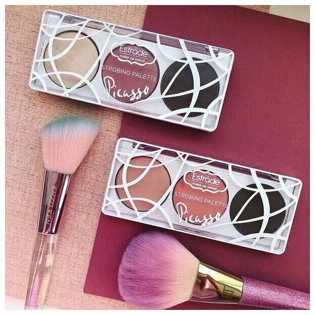 Estrade палетка для стробинга. Estrade набор д/мак/бр 102 browissimo. палетка для стробинга. Divage contouring palettes - товар крем-пудры face strobing. палетка для стробинга.
