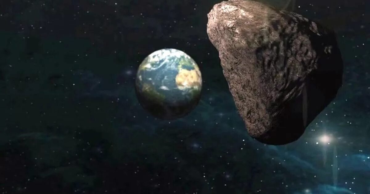 Астероид в-612. Астероид и земля. Огромный астероид.