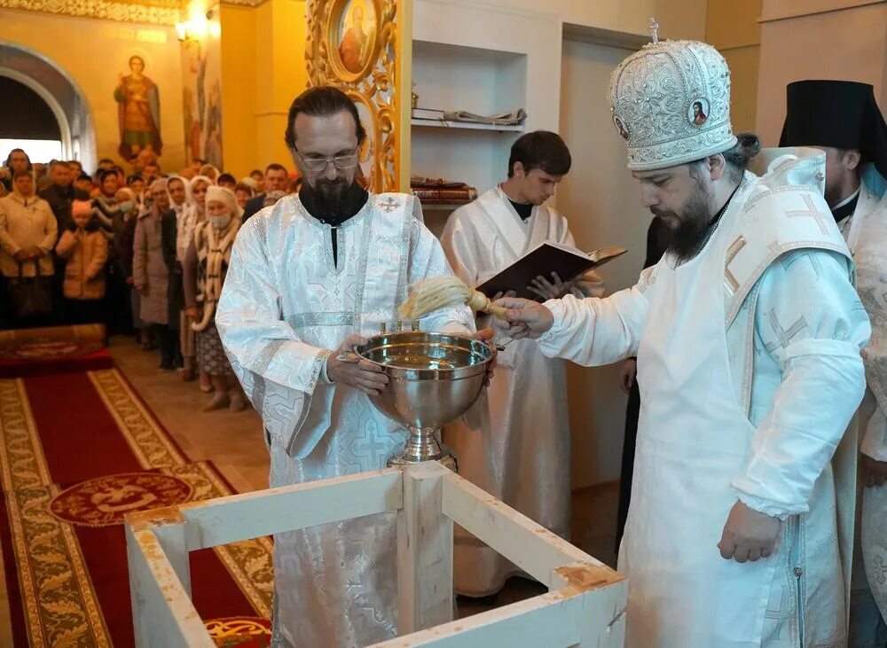 День х новости. Хутор Потапов храм. Освящение храма в Новогиреево. Епископ Волгодонский и Сальский Антоний.