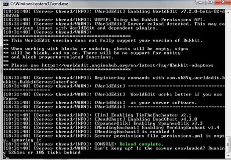 Server overloaded