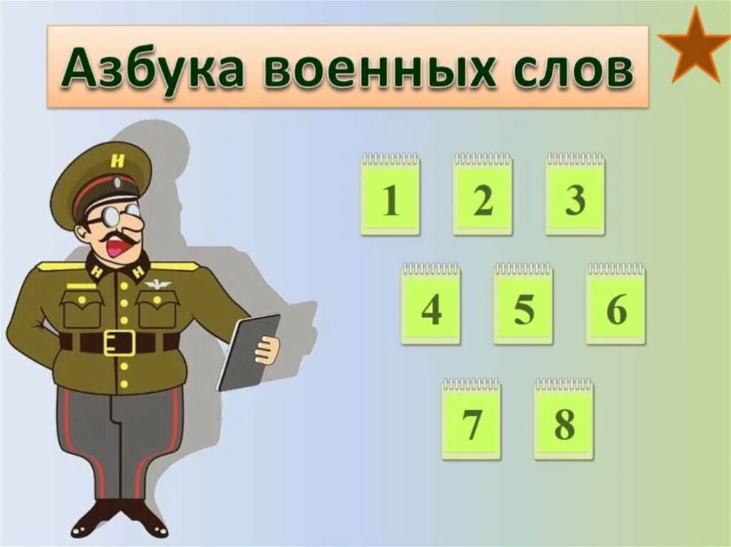 10 военных слов