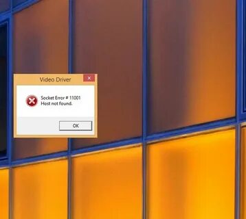 Socket error