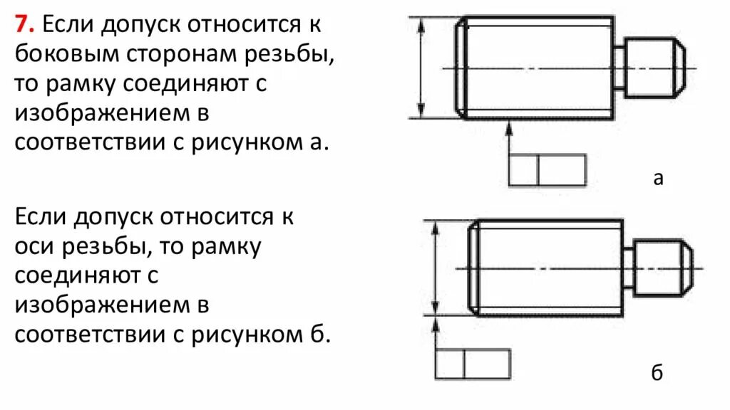 Что является допуском. Обозначение резьбы с допуском. допуск формы на резьбу. гост 2.308-2011 ескд указания допусков формы и расположения поверхностей. допуск и база к оси резьбы.
