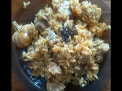 Плов из свинины в афганском казане