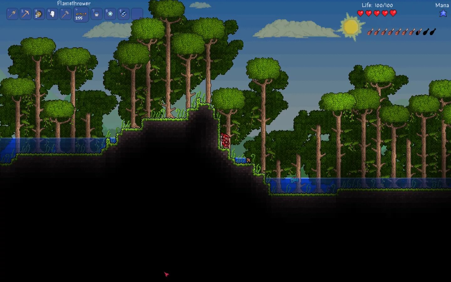 Мишень террария. Семена грибной травы террария. 3. 2. Клинок земли террария.