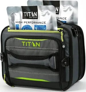 Arctic Zone Titan Deep Freeze Expandable Lunch Box- Black/Blue,G,A-6,2,G,Co...