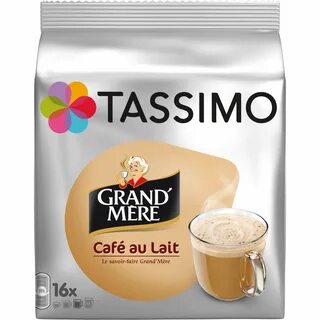 TASSIMO Tassimo Grand Mère café au lait capsule x16 -184g pas cher - Auchan...