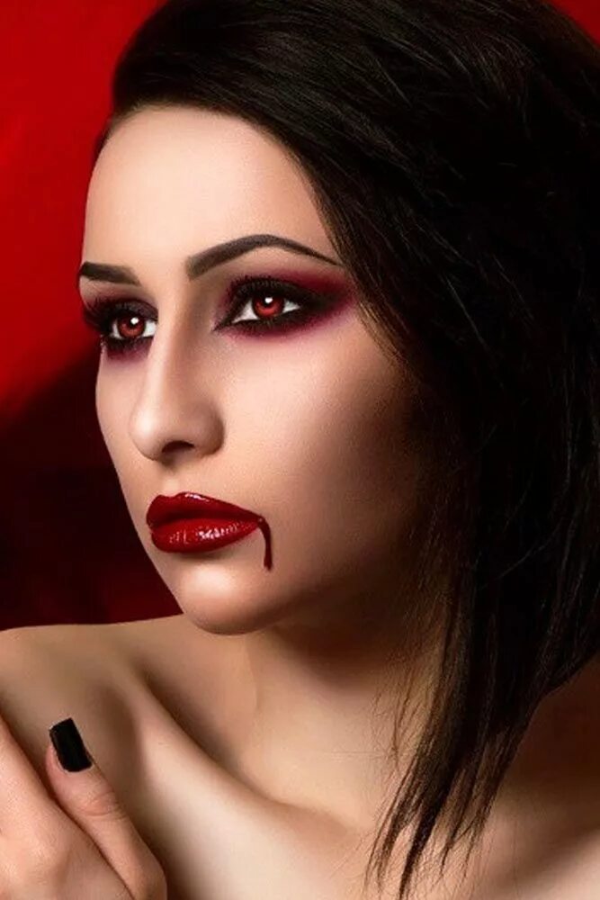 Vampire make 3 Maquiagem vampira, Maquiagem halloween, Maquiagem para fantasia
