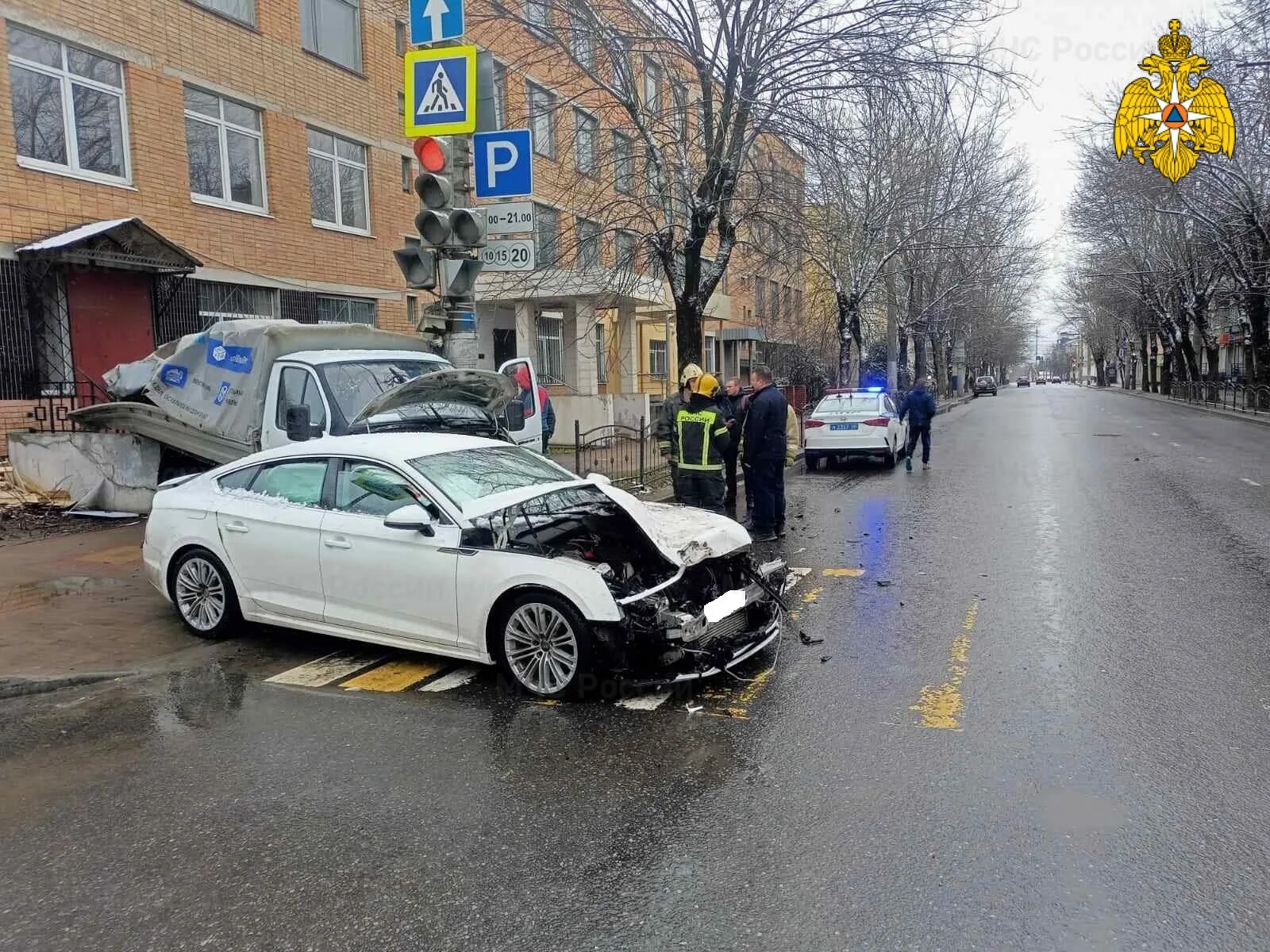 На прошлой неделе произошло. Суворова Рылеева аварии Калуга.