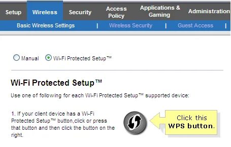 Protected setup