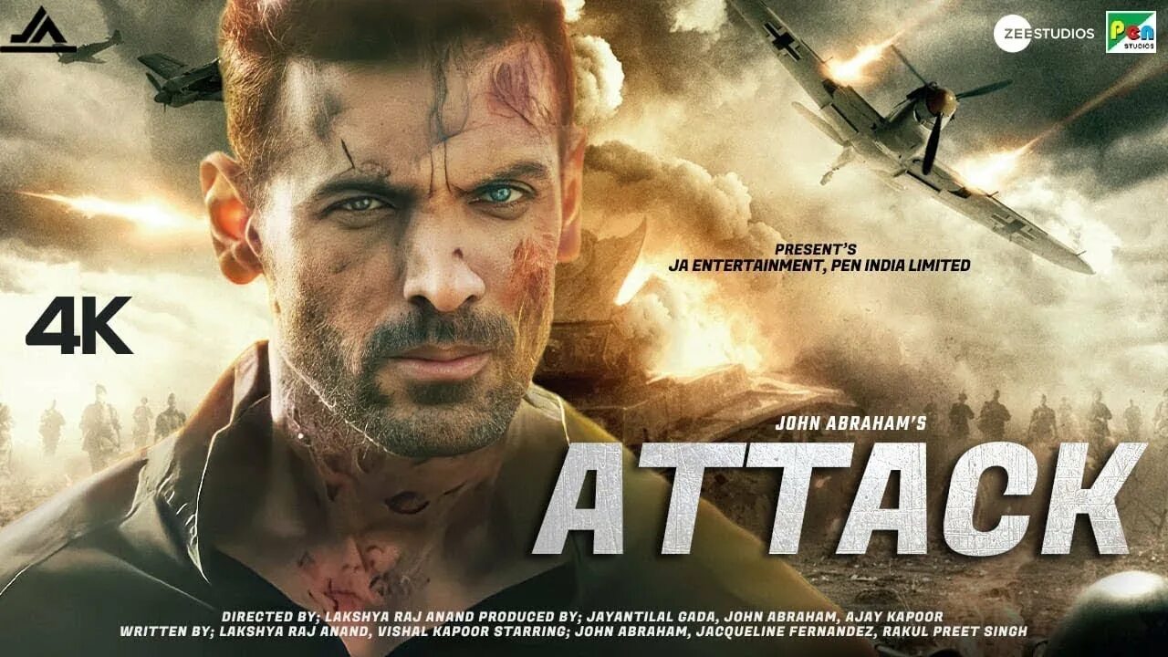 John Abraham Attack. Боевик комедия 2022. Индийские боевики 2022.