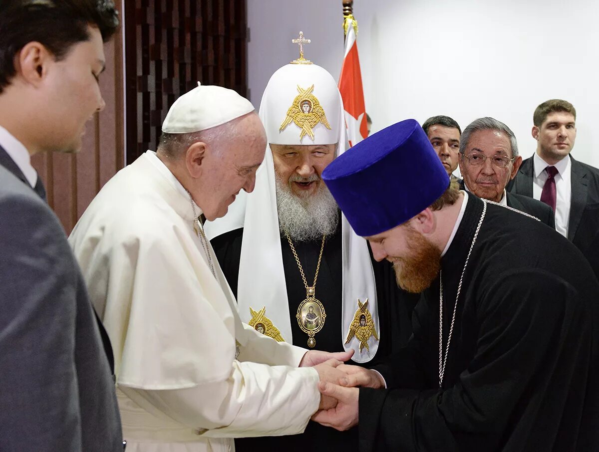 встреча папы римского