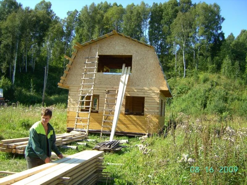 Сколько строить дачу