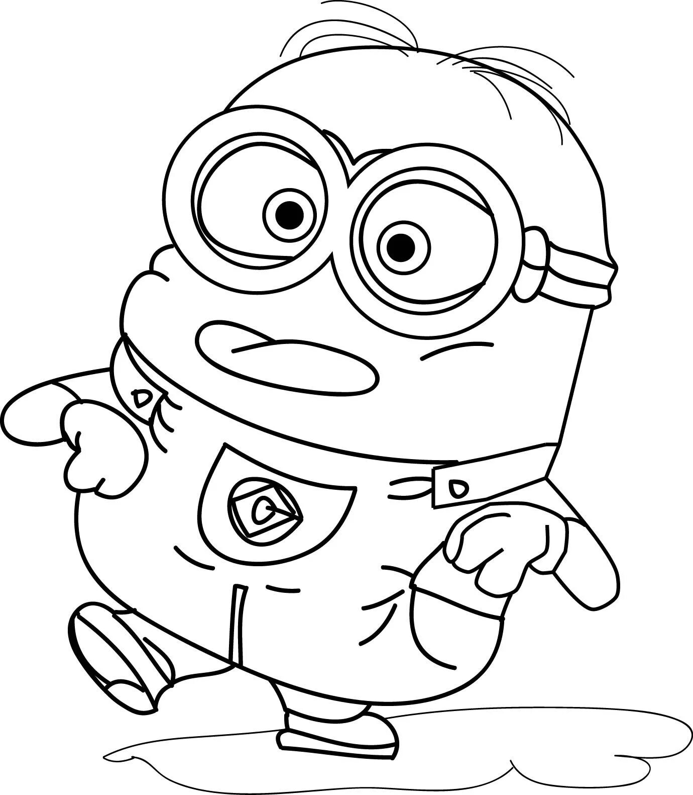 Printable Despicable Me Coloring Pages For Kids Cool2bKids Minions coloring page
