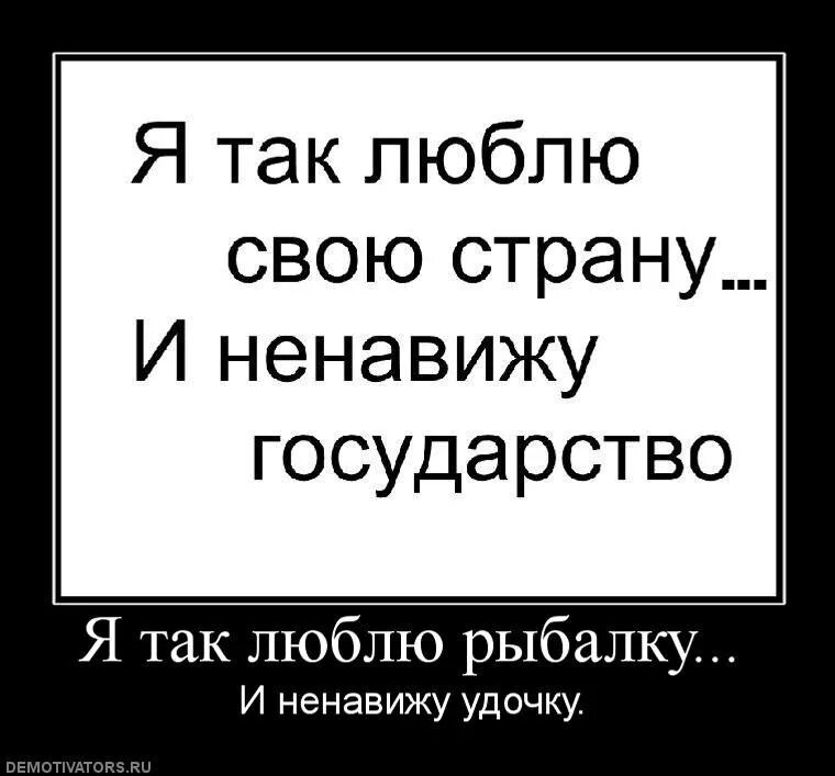 Я родину свою люблю но ненавижу государство