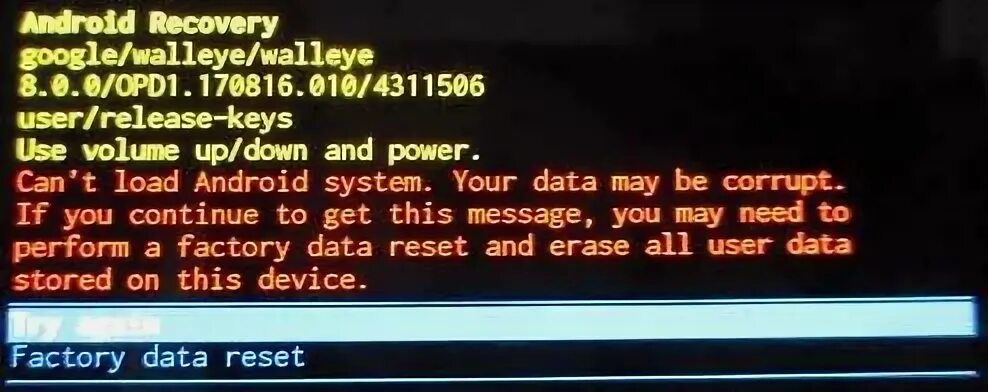 Load android system your data