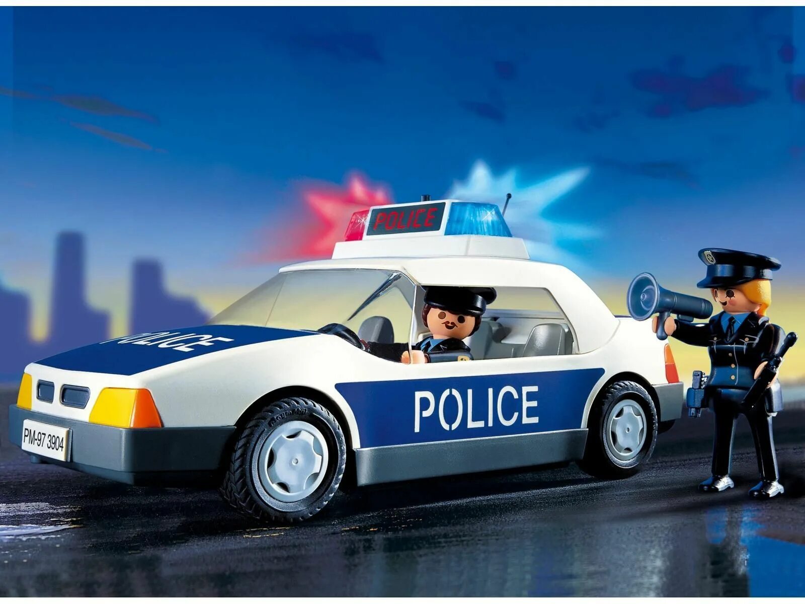 Полицейская машина Плеймобил 6043. Машина "полиция". Детские полицейские машины. Про полицейскую машину для мальчиков