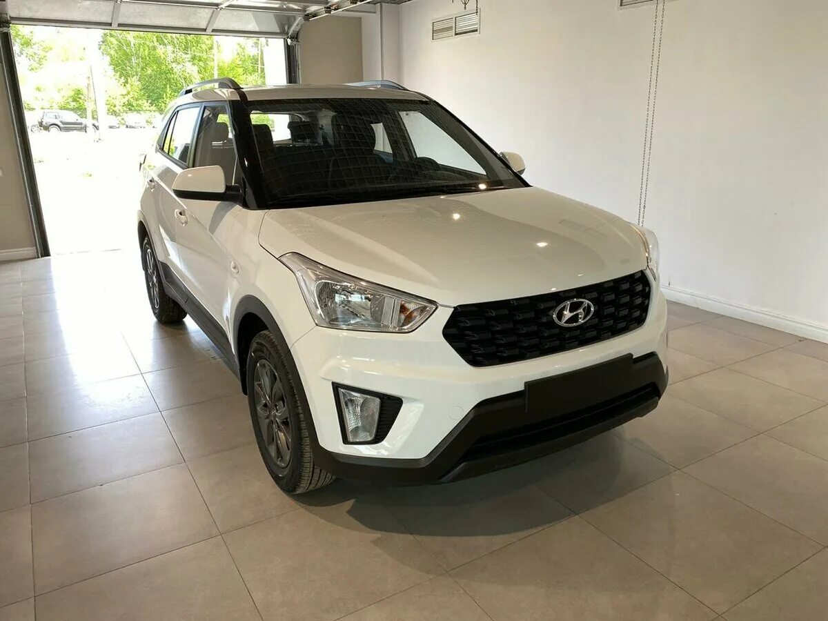 Хендай Крета 1 Рестайлинг. Белый Hyundai Creta i 1.6 at (123 л.с.). Хендай Крета в Калуге. Купить хендай крета в московской