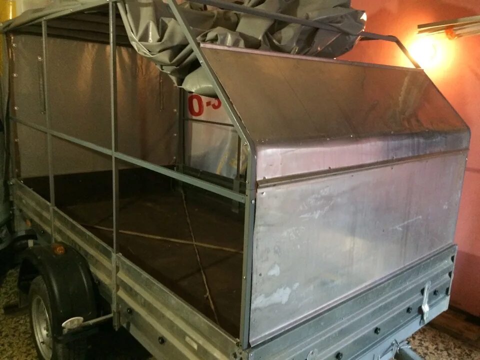 Допускается наращивание бортов корыта на величину