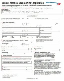 New account application