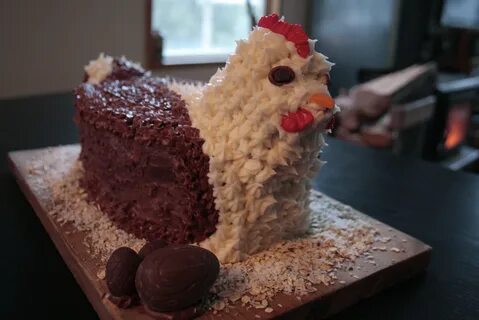 Торт с курами