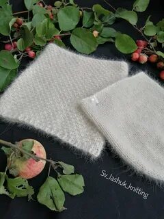 Снуд из пуха норки спицами описание