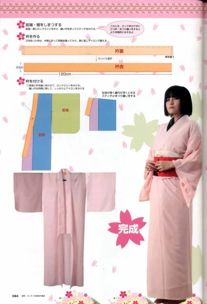 Выкройка кимоно. Пошив кимоно. Фурисодэ кимоно крой. Юката раскройка. Юката крой.