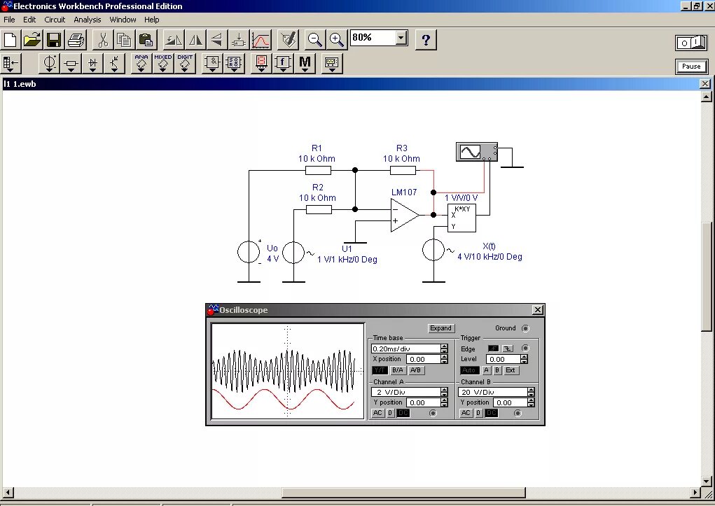 Схемы для программы Electronics workbench. Electronics workbench (EWB). Моделирование в программе Electronic workbench. Приборы для Electronics-workbench-v5-12.