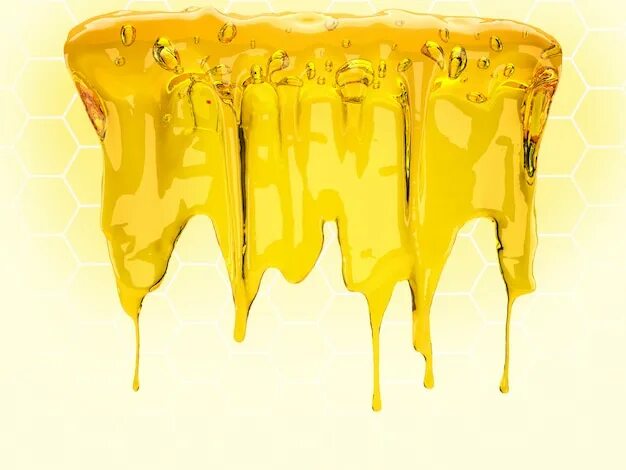 Honey dripping part. Honey dripping part