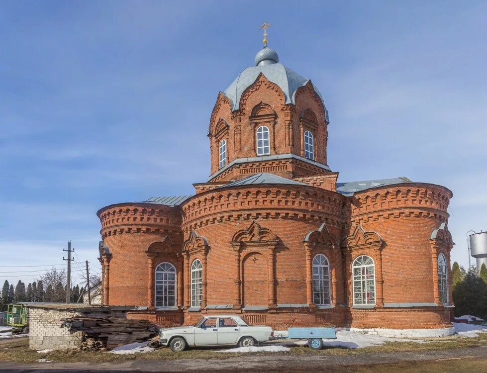 Добровский район липецкой области село. Храм в Гудово Липецкой области. Добровский район Липецкой области. Гудово Добровский район.