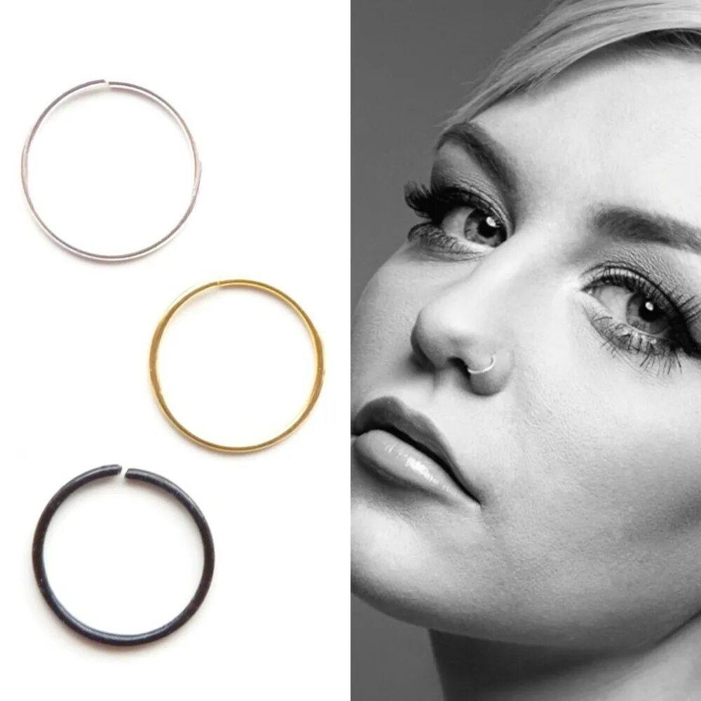 Клипса кольцо в нос. Пирсинг кольцо в нос обманка. Кольцо носика lpg 112. Как одевать кольцо в нос. Зажим кольцо в носу.