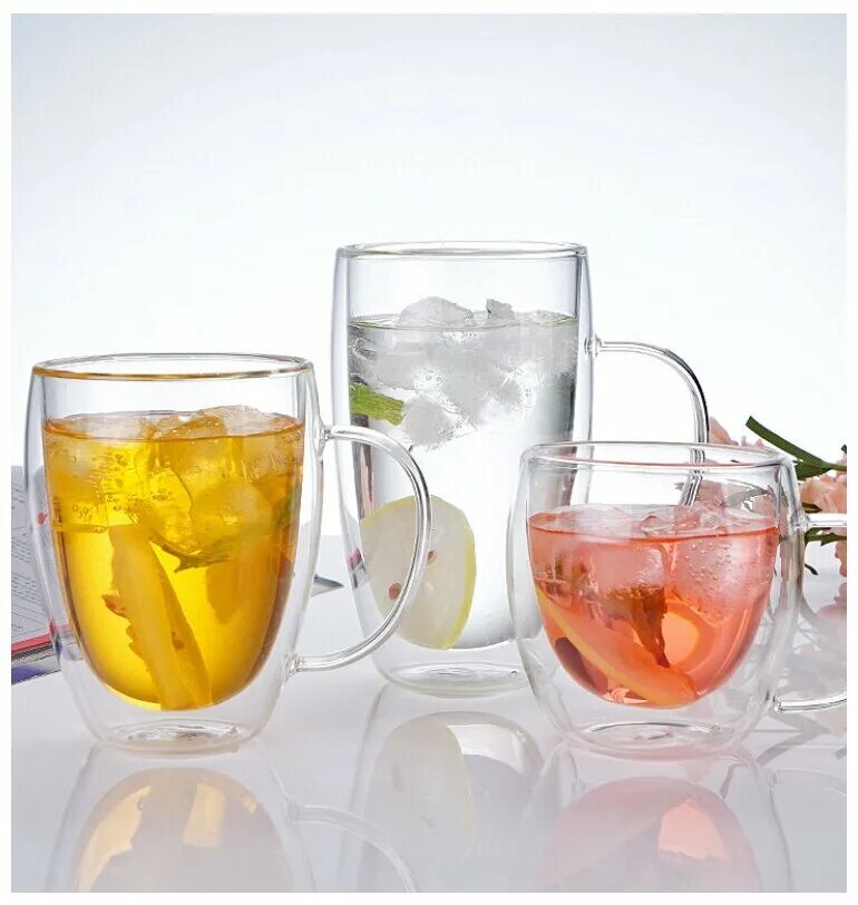 кружки прозрачные с двойными стенками. кружка с двойными стенками "double-wall" 320 мл. набор кружек ardesto ar2650bg. кружки с двойными стенками. кружка с двойными стенками.