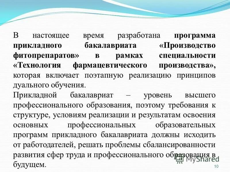 прикладной бакалавриат что это такое.