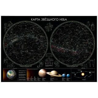 Накладная карта звездного неба