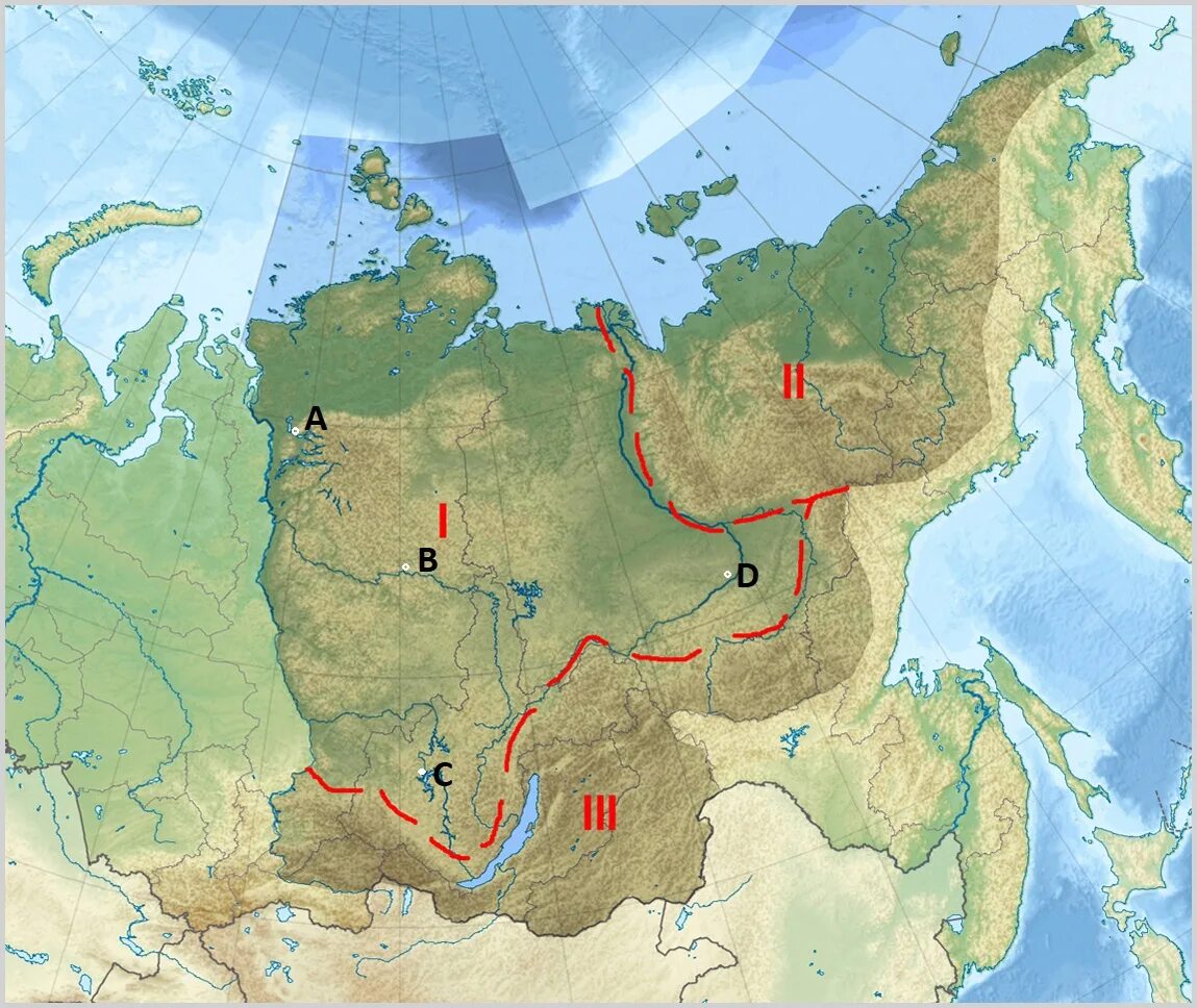 Какое море расположено восточнее