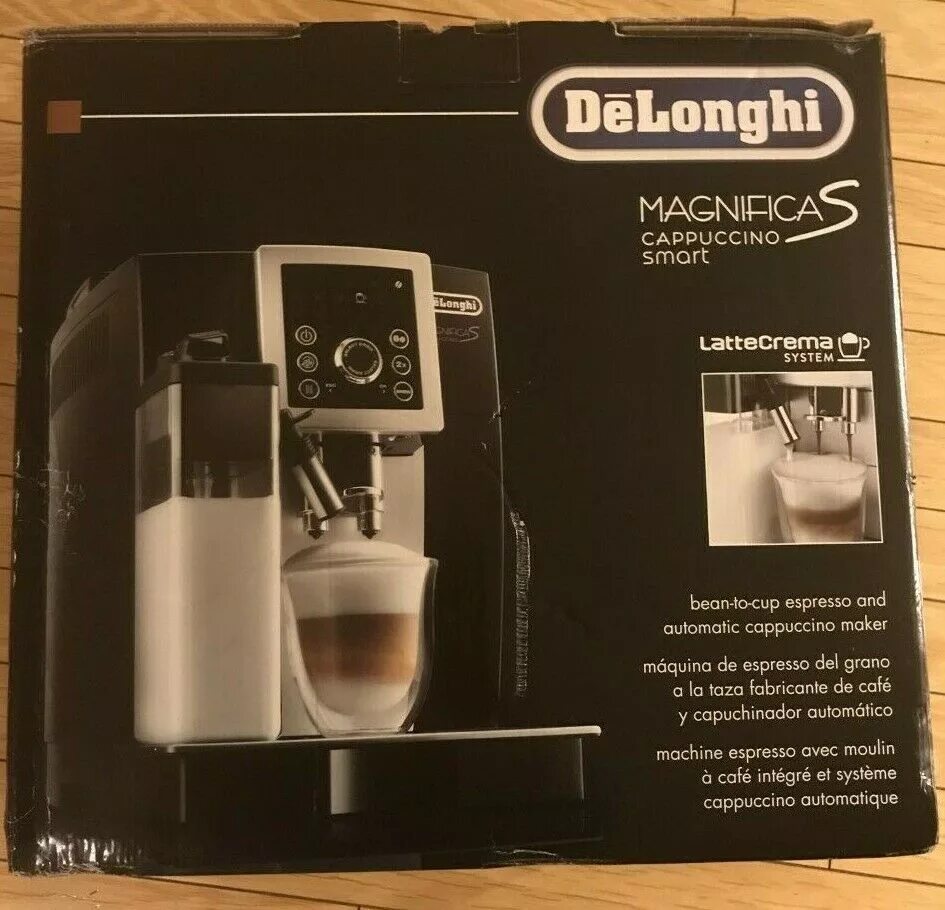 Delonghi cappuccino инструкция. Delonghi Cappuccino Smart ECAM 23.260.B. Delonghi magnifica s капучино. Кофемашина Delonghi Cappuccino Smart ECAM 23.260.B. Кофемашина Delongi capuchinno Smart.