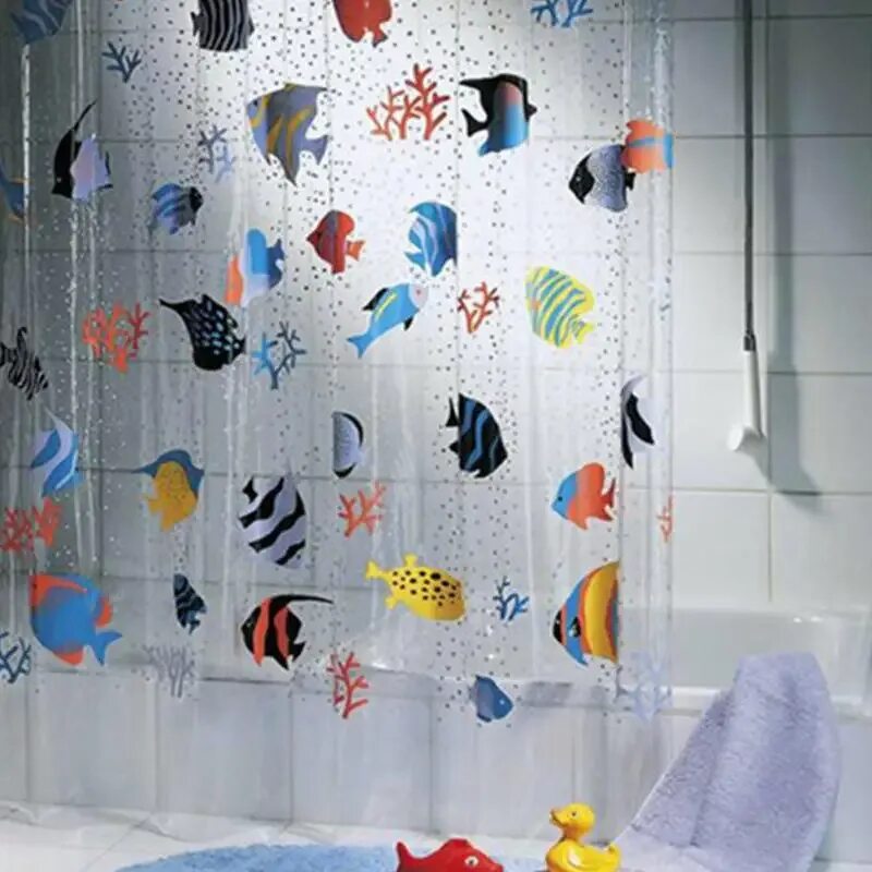 Штора для ванной Spirella Fish. Штора для ванной Spirella Goldfish. Штора для ванной комнаты «Shower Curtain» 3d Париж. Занавес для душа 180 см*180 см.