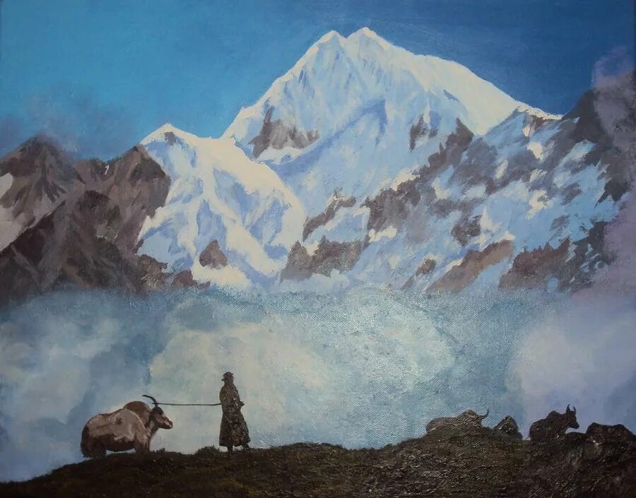 Памир гималаи. Рерих горы. Рерих картины горы. Рерих горы Гималаи.
