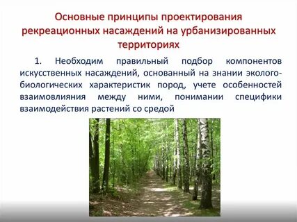 Рекреационное назначение