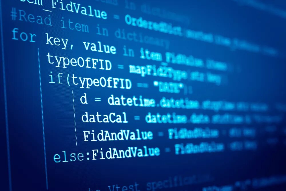 Programming code. Screen with code stock.