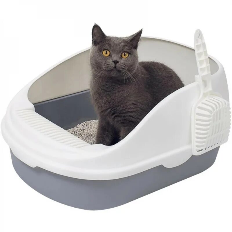 Туалет для кошек. Лоток для кошек Xiaomi Semi-open Cat Litter. Кошачий туалет Xiaomi Semi-open Cat Litter. Лоток Xiaomi Cat Litter Box. Лоток для кошек Xiaomi Semi-open Cat Litter (White/белый).