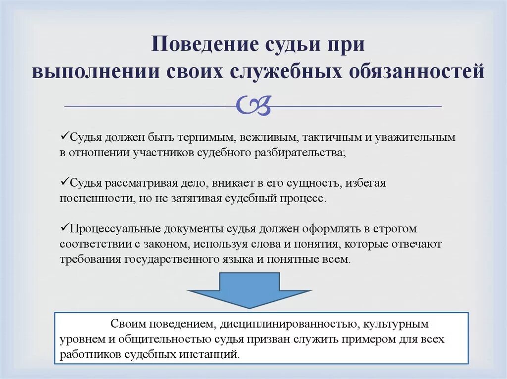 Каким должен быть суд. Нравственные требования к деятельности судебной власти. Нравственные принципы судебной деятельности. Правила поведения судьи. Принципы профессионального поведения судьи.