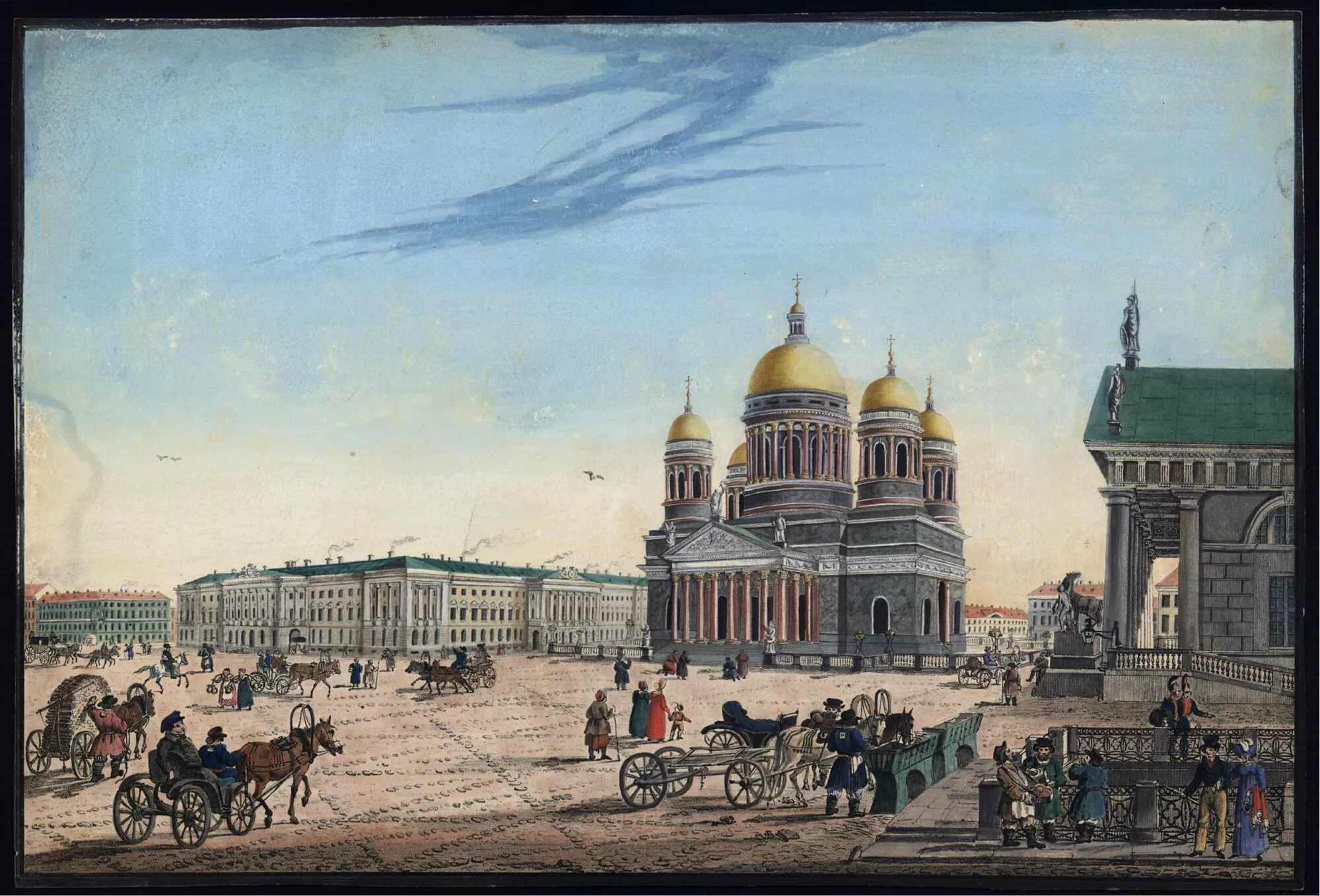 Первые изображения петербурга
