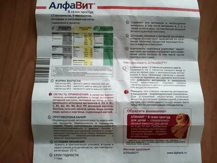Таблетка алфавит списка