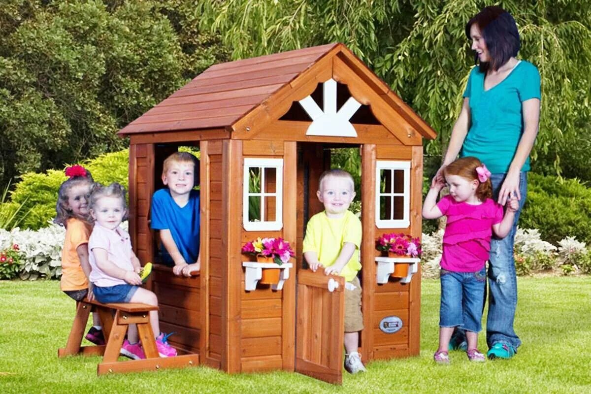 Включи дети домик. Домик для детей. Маленький домик для детей. Детские домики для дачи. Домик для детей в саду.