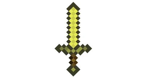 Gold sword minecraft png