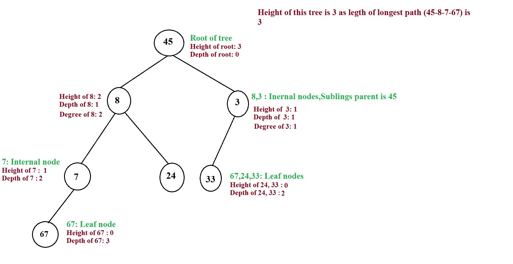 Level order. Height of binary Tree. Tree sequence. B-дерево. Depth of binary Tree algorithm.
