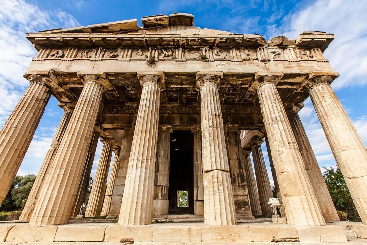 Temple of ares. Храм Гефеста в Афинах. Храм Гефеста Агора Афины. Древние Афины храм Гефеста. Храм Гефеста или Гефестейон, Афины.