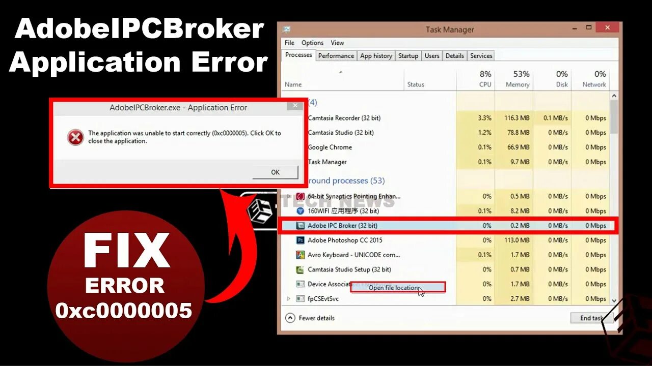 Ipc ошибка. Application error. adobe ipc broker что это. app exe.