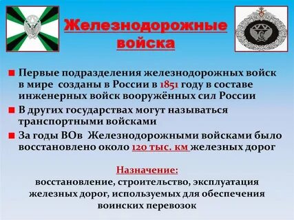 Железнодорожные войска сообщение